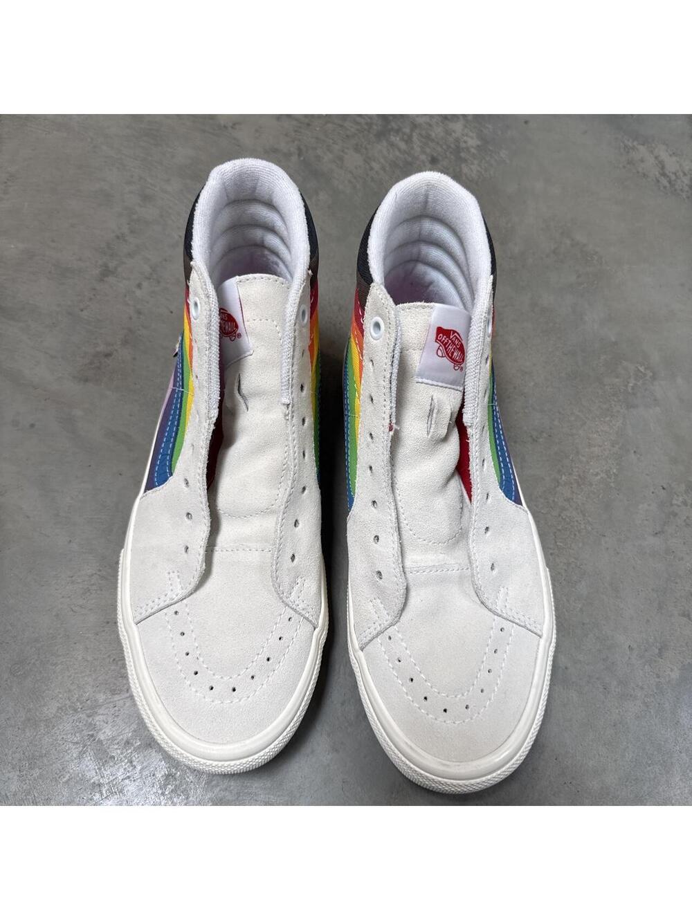 Vans Men's White and Multi Trainer